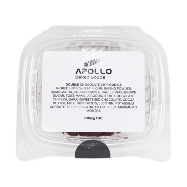 Apollo Edibles - Double Chocolate Chip Cookies (300mg) - Image 2