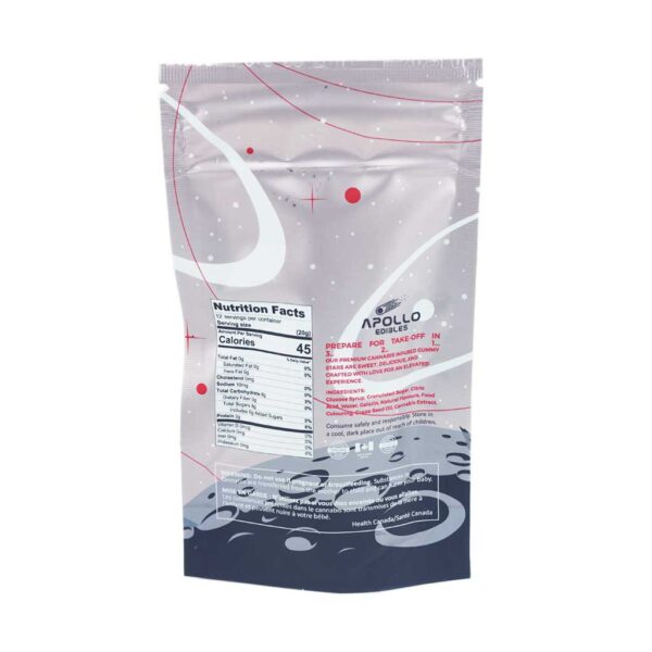 Apollo - Shooting Star Gummies (3000mg) - Sour Strawberry (Sativa) - Image 2