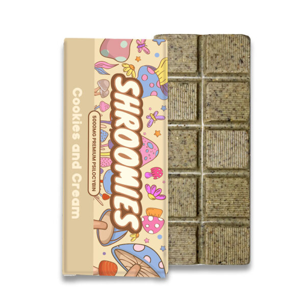 Shroomies Chocolates - Cookies & Cream (5000mg) - Image 2
