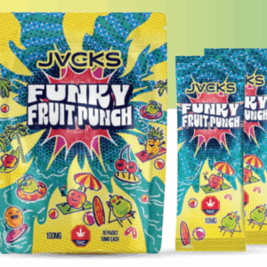 JACKS THC Powder Drink Mix - Funky Fruit Punch 100mg