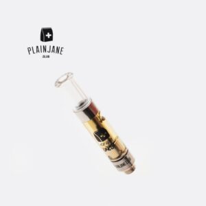 Plain Jane 1g Vape Cartridges - Blue Raspberry (Indica)