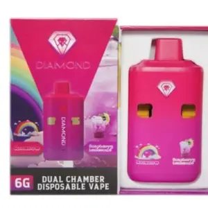 Diamond Dual Vapes 6g - Rainbow x Raspberry Lemonade