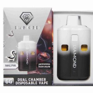 Diamond Dual Vapes 6g - Skunk x Jackwoods Rush Cream