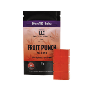 Twisted Extracts - Jelly Bombs 80mg - Fruit Punch (Indica)