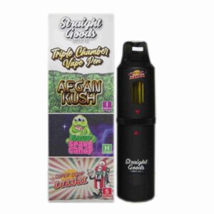 Straight Goods 9g Triple Chamber Vape - Afghan Kush + Sour Space Candy + Super Sour Diesel