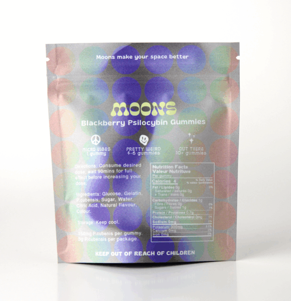 MOONS Psilocybin Gummies - Blackberry - Image 2