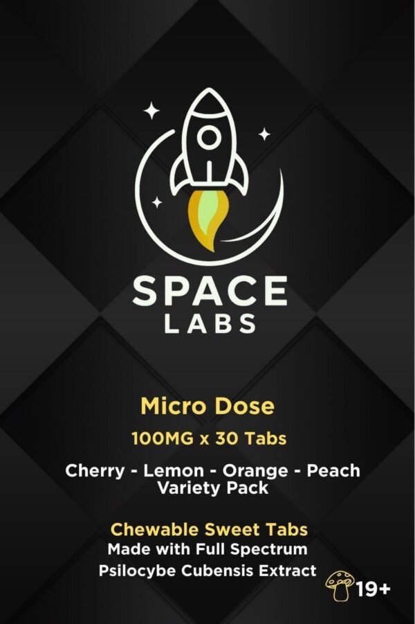 SpaceLabs - Chewable Sweet Mushroom Tabs - Micro-Dose (Variety-Pack 3 Grams)