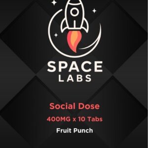Space Labs - Chewable Sweet Mushroom Tabs - Social Dose (Fruit Punch 4 Grams)
