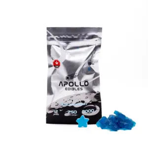 Apollo - Shooting Star Gummies (3000mg) - Blue Raspberry (Indica)