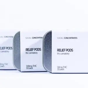 Social - Relief Pod THC Suppositories (100mg)