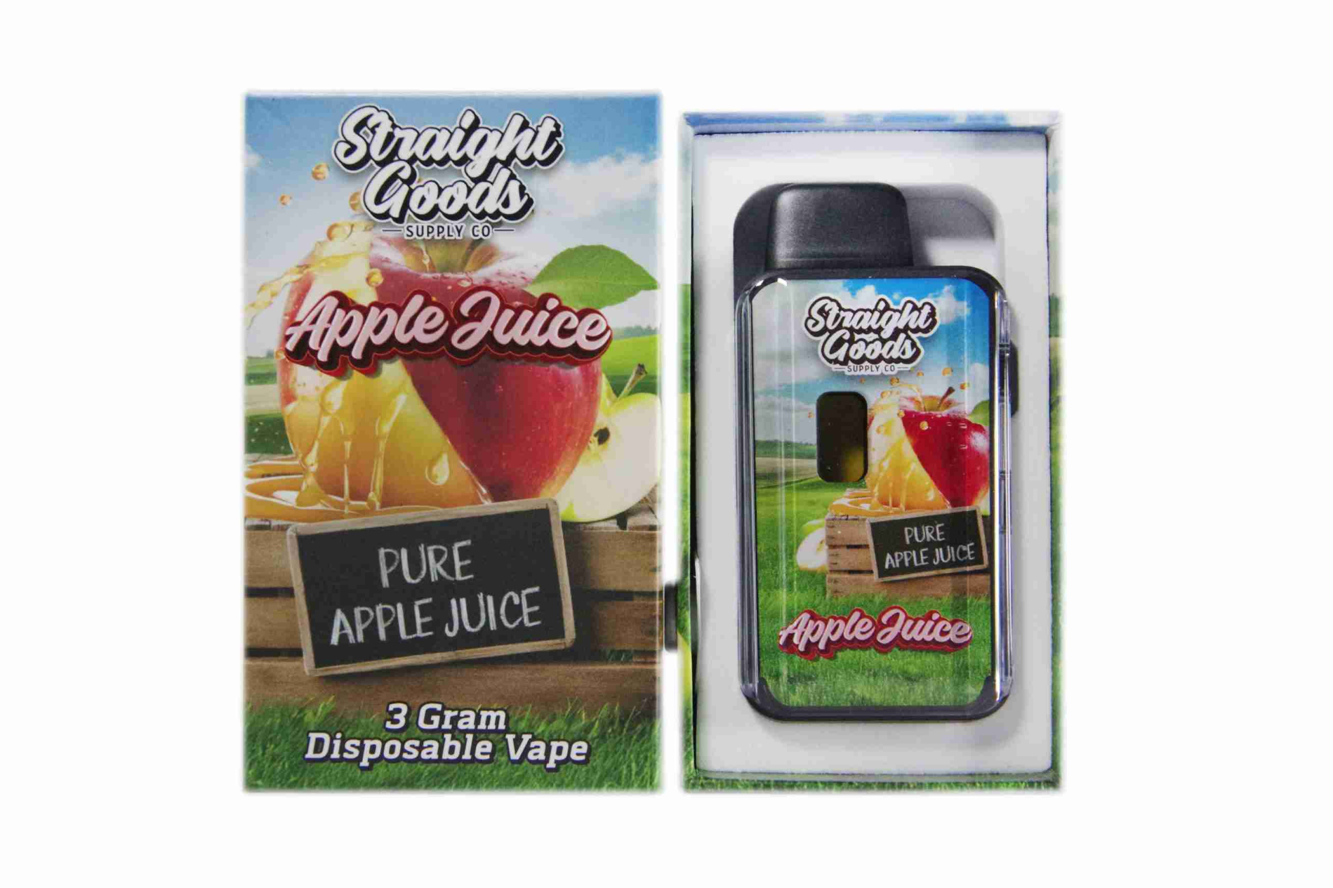 Straight Goods Vape (3g) - Apple Juice (Indica)