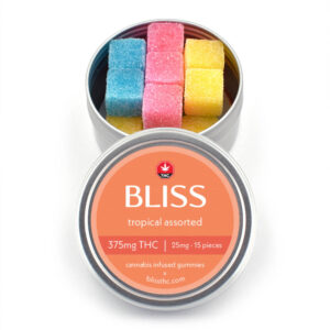 Bliss - THC Gummies (375mg) - Tropical Assorted